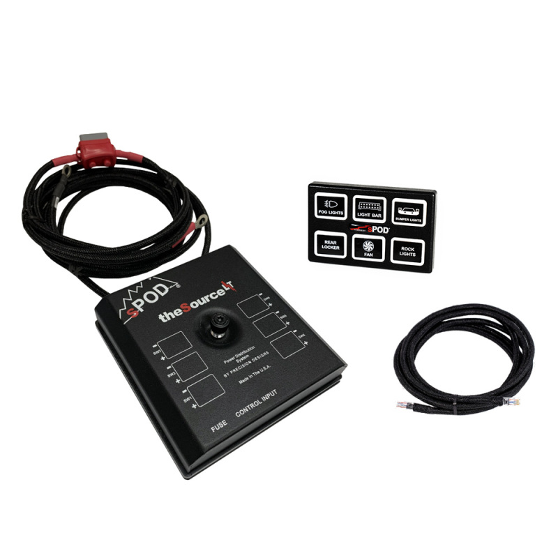 Spod SourceLT w/ Mini6 for Universal w/ 84 Inch Battery Cables - SL-M6-UNI-84