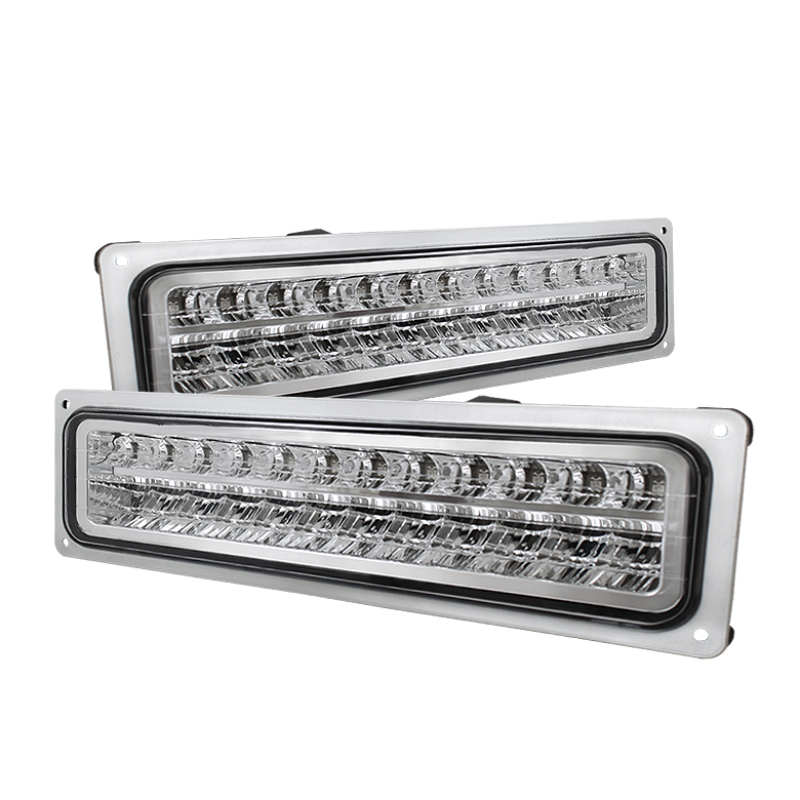 Xtune Chevy C10 88-98 LED Bumper Lights Chrome CPL-CCK94-LED-C - 5017352
