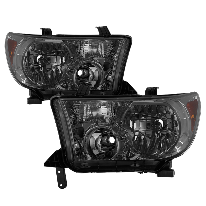 Xtune Toyota Tundra 07-13 / Toyota Sequoia 08-13 OEM Style Headlights Smoked HD-JH-TTU07-AM-SM - 5077356