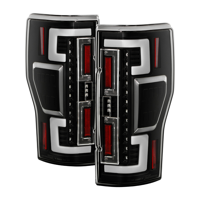 Spyder Apex 20-21 Ford F250 SD (LED Model Only) LED Tail Lights - Black (ALT-YD-FS20LEDBS-LED-BK) - 5088642