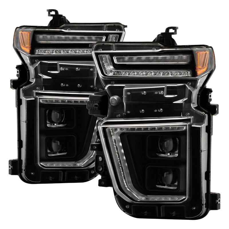 Spyder Chevy Silverado 20-23 HD 2500/3500 High-Power LED Module - Black (PRO-YD-CSHD20AP-SEQ-BK) - 5088840