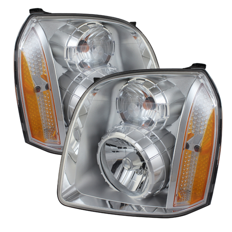 Xtune GMC Yukon Denali 07-14/Yukon Xl Denali 07-14 10-14 Crystal Headlights Chrome HD-JH-GYD07-AM-C - 9023217