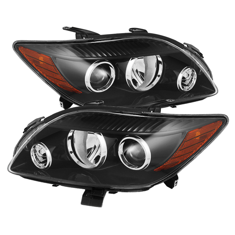 Xtune Scion Tc 08-10 Crystal Headlights Black HD-JH-STC08-AM-BK - 9023354