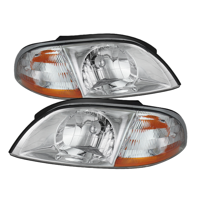 Xtune Ford Windstar 99-03 Crystal Headlights Chrome HD-JH-FWIN99-AM-C - 9025457