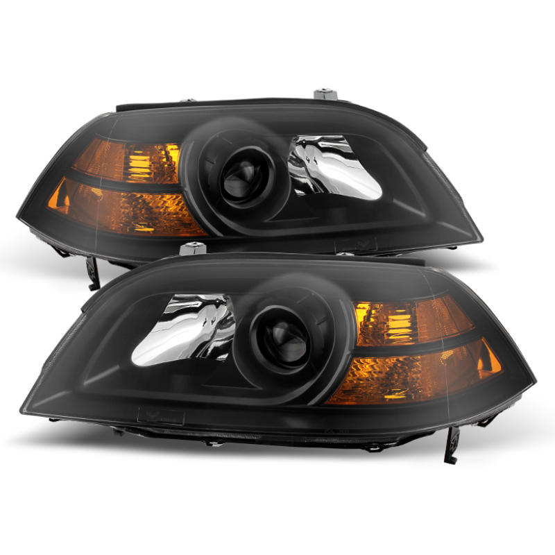Xtune Acura Mdx 2004-2006 Crystal Headlights Black HD-JH-AMDX04-AM-BK - 9026195