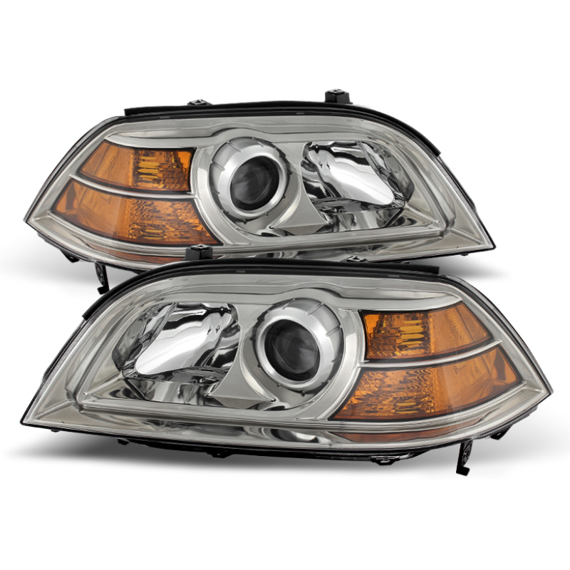 Xtune Acura Mdx 2004-2006 Crystal Headlights Chrome HD-JH-AMDX04-AM-C - 9026201