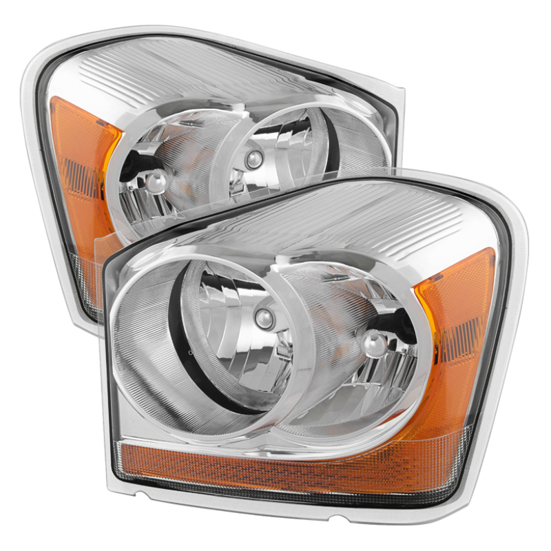 Xtune Dodge Durango 04-05 OEM Headlamps Chrome HD-JH-DDU04-AM-C - 9027307