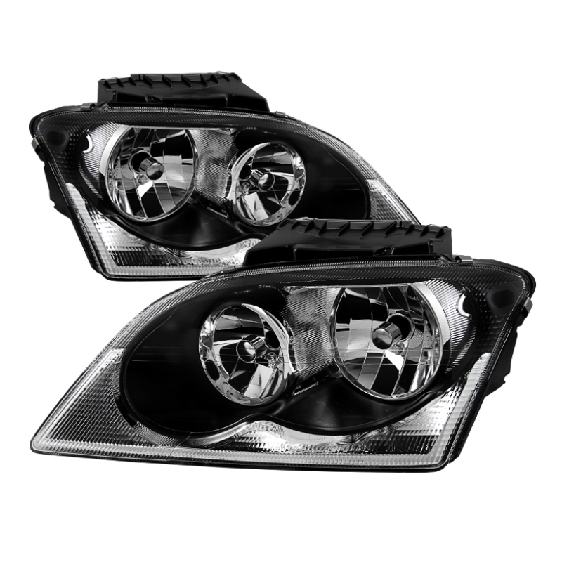Xtune Chrysler Pacifica 04-06 Halogen OEM Style Headlights Black HD-JH-CHRPA04-BK - 9029615