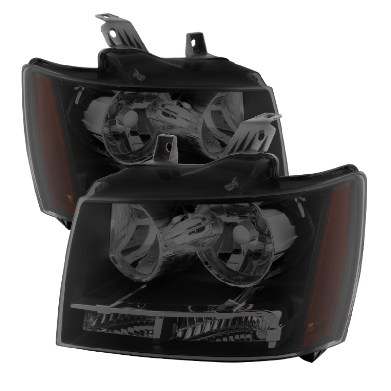 Xtune Chevy Suburban 1500/2500 07-14 Crystal Headlights Black Smoked HD-JH-CSUB07-AM-BSM - 9030284