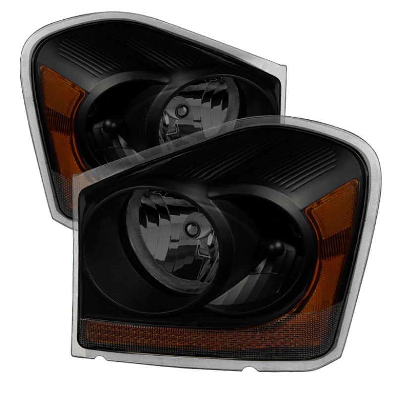 Xtune Dodge Durango 04-05 OEM Headlamps Black Smoked HD-JH-DDU04-AM-BSM - 9034282