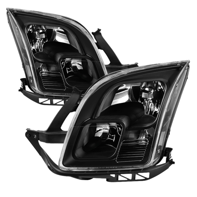 xTune Ford Fusion 2006-2009 OEM Style Headlights -Black HD-JH-FFUS06-AM-BK - 9035234
