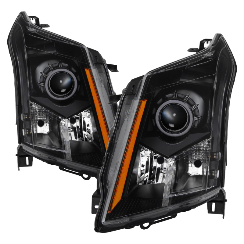 xTune Cadillac SRX 10-14 OE Style Halogen Headlights - Black HD-JH-CSRX11-AM-BK - 9938917