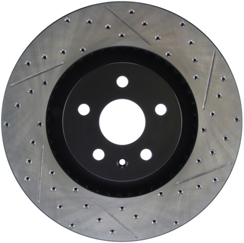 StopTech Drilled & Slotted Left Sport Brake Rotor for 2009 Cadillac CTS-V - 127.62128L