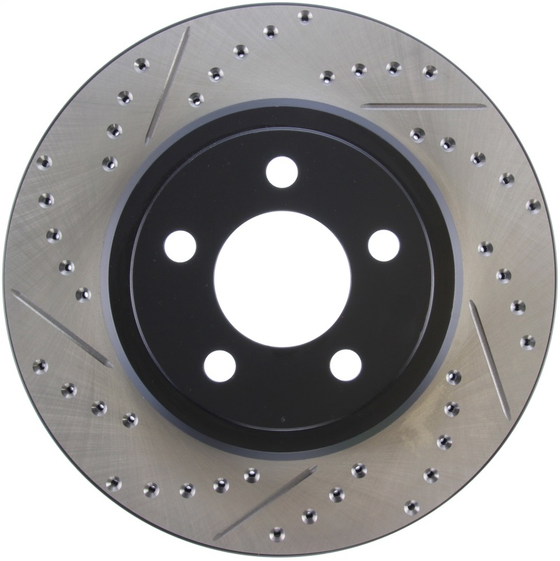 StopTech 05-09 Chrysler 300 (5.7L V8 exc SRT-8) Rear Right Slotted & Drilled Rotor - 127.63062R