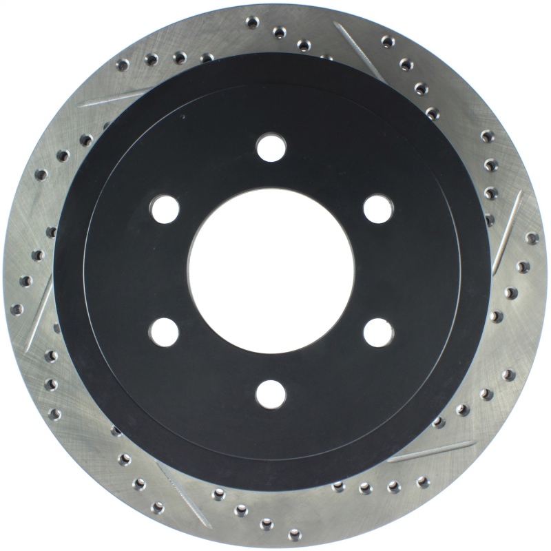 StopTech 04-09 Ford F150 / 06-08 Lincoln Mark LT Rear Left Slotted & Drilled Rotor - 127.65102L