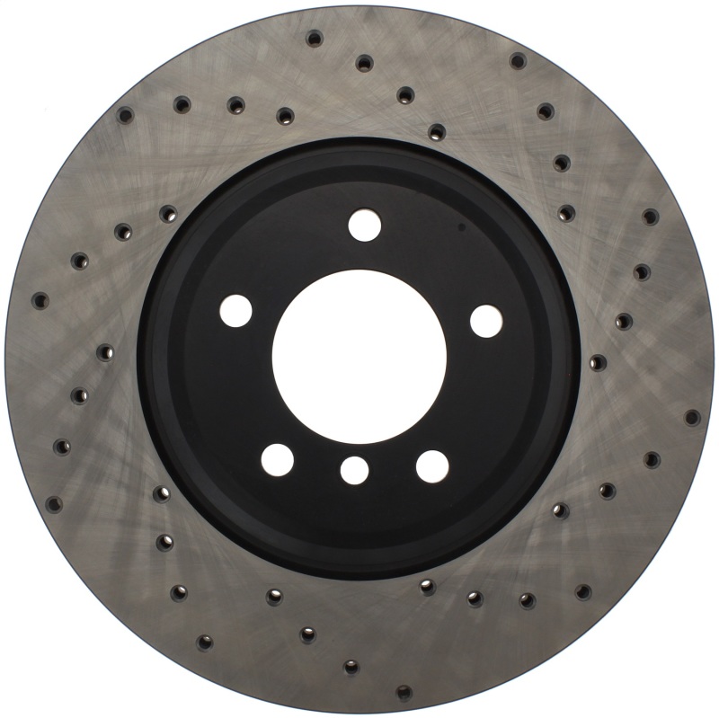 StopTech 07-10 BMW 335i Cross Drilled Left Front Rotor - 128.34093L