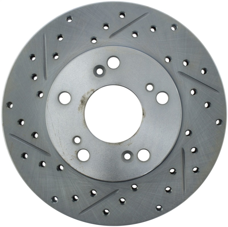 StopTech Select Sport 06-11 Honda Civic DX/EX/LX Slotted and Drilled Right Front Rotor - 227.40056R