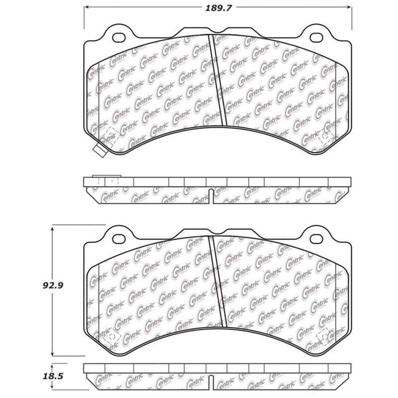 StopTech Street Touring Brake Pads - Front - 308.13820