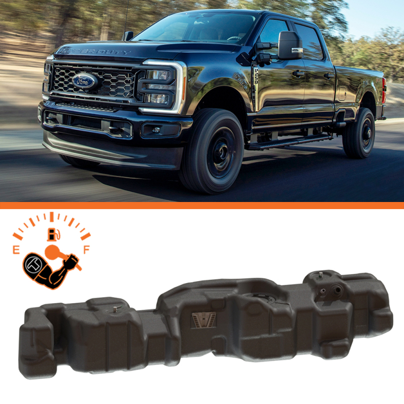 Titan Fuel Tanks 17-24 Ford F-250/F-350 PowerStroke Crew Cab Long Bed 65 Gallon XXL Mid-Ship Tank - 7020317