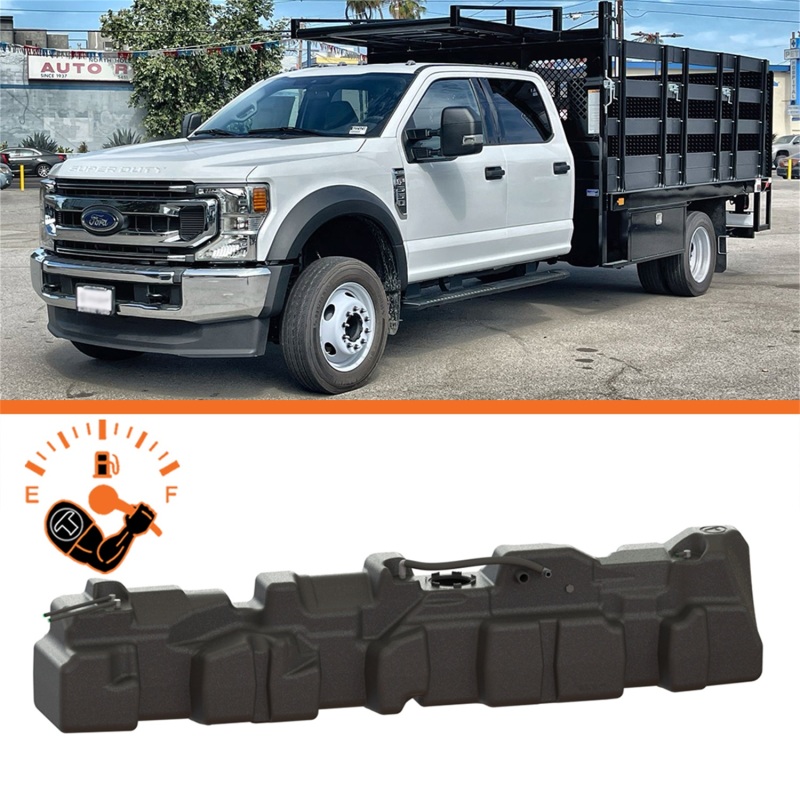 Titan Fuel Tanks 17-24 Ford 120in Cab & Chassis 54 Gallon XXL Mid-Ship Fuel Tank - 7020717