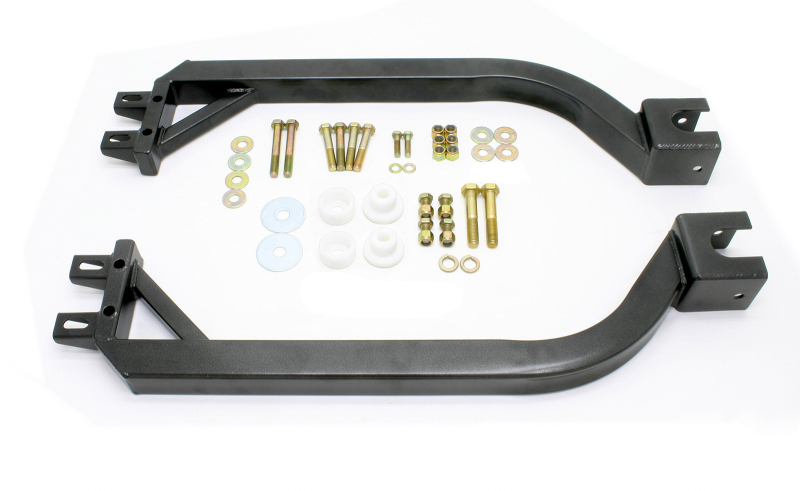 BMR 67-69 1st Gen F-Body Bolt-On Subframe Connectors - Black Hammertone - SFC005H