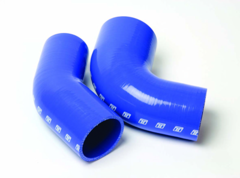 Turbosmart 90 Reducer Elbow 2.0-2.5 - Blue - TS-HRE902025-BE
