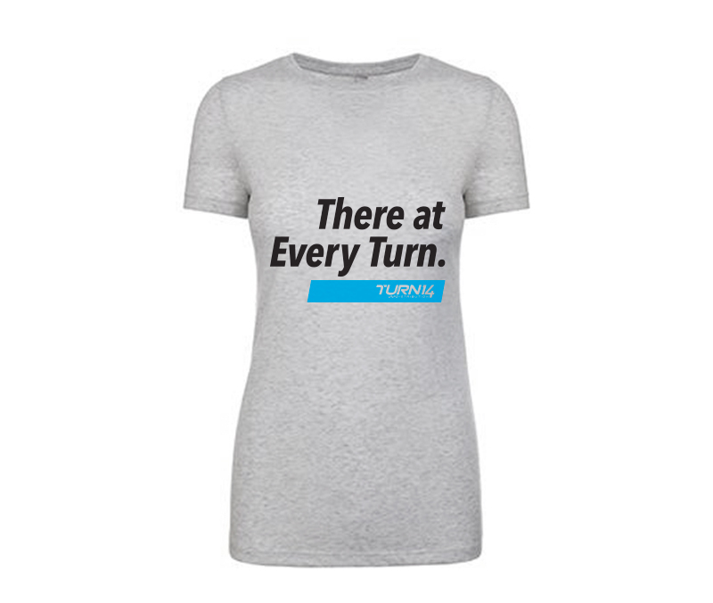 Turn 14 Distribution Ladies White T-Shirt - XL - 9034