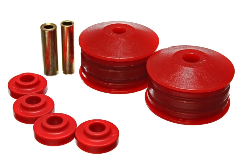 Energy Suspension 00-04 Mitsubishi Eclipse FWD (V6 engine only) Red Motor Mount Inserts (2 Torque Mo - 5.1104R