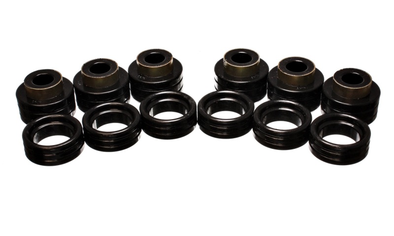 Energy Suspension 94-01 Dodge Ram 1500 / 94-02 Ram 2500/3500 Black Body (Cab) Mount Set - 5.4107G