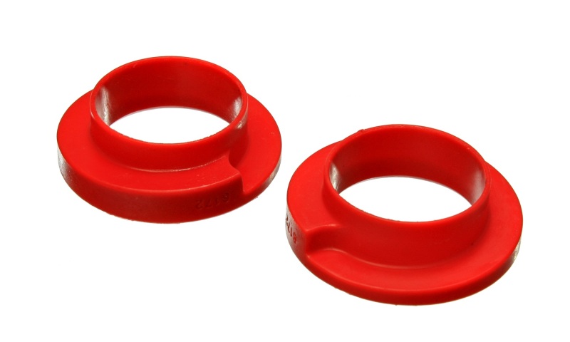 Energy Suspension Coil Spring Isolator Set - Red - 9.6117R