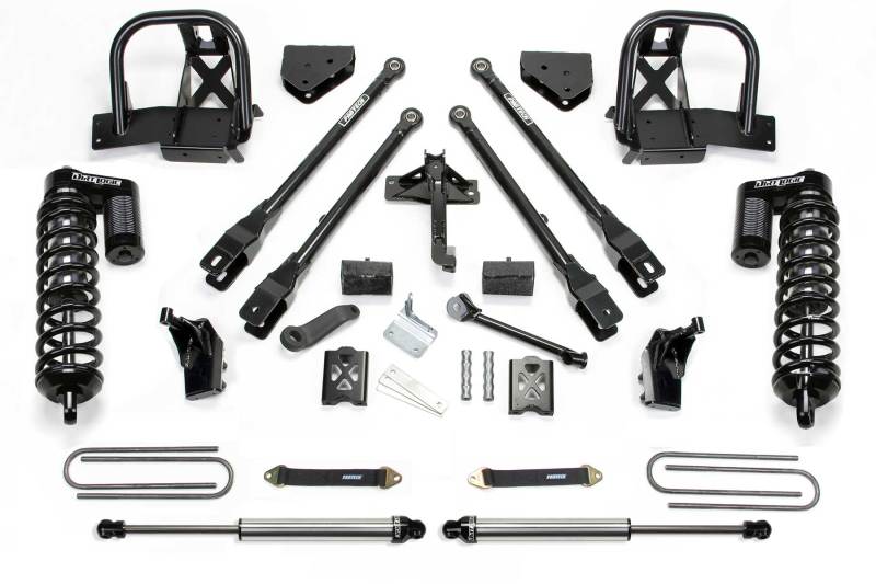 Fabtech 05-07 Ford F350 4WD 6in 4Link Sys w/Dlss 4.0 C/O & Rr Dlss - K20142DL