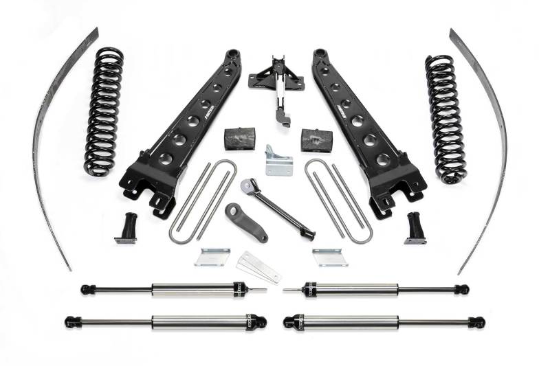 Fabtech 08-16 Ford F250 4WD w/o Factory Overload 8in Rad Arm Sys w/Coils & Dlss Shks - K2123DL