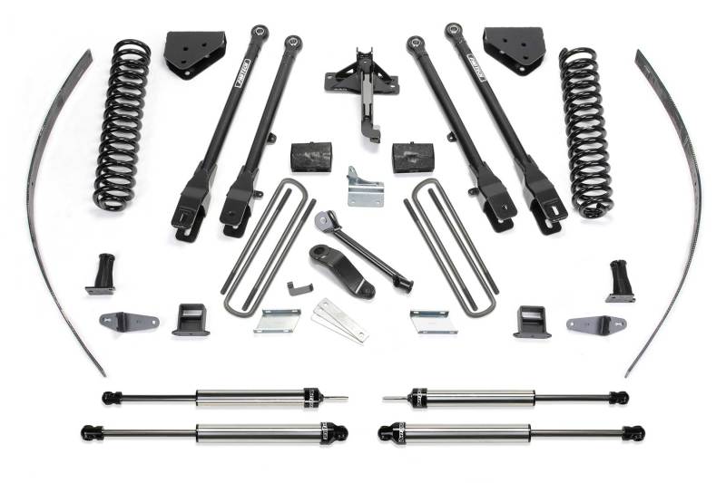 Fabtech 08-16 Ford F250 4WD w/o Factory Overload 8in 4Link Sys w/Coils & Dlss Shks - K2125DL