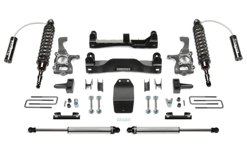 Fabtech 09-13 Ford F150 4WD 4in Perf Sys w/Dlss 2.5 C/O Resi & Rr Dlss - K2198DL
