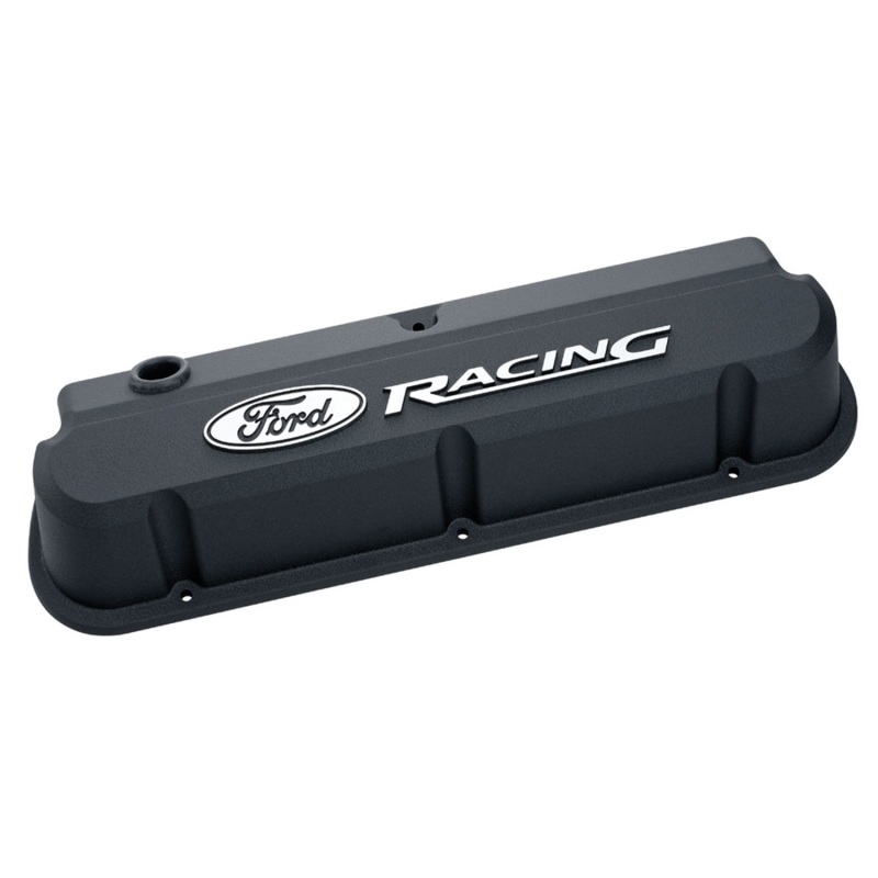 Ford Racing 289-351 Slant Edge Black Valve Cover - 302-135