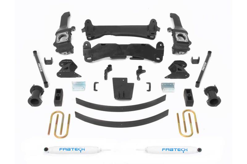 Fabtech 05-14 Toyota Tacoma 4WD/ 2WD 6 Lug Models Only 6in Basic Sys w/Perf Shks - K7019