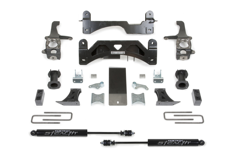 Fabtech 16-21 Toyota Tundra 2WD/4WD 6in Basic Sys w/C/O Spacers & Stealth Rr - K7054M