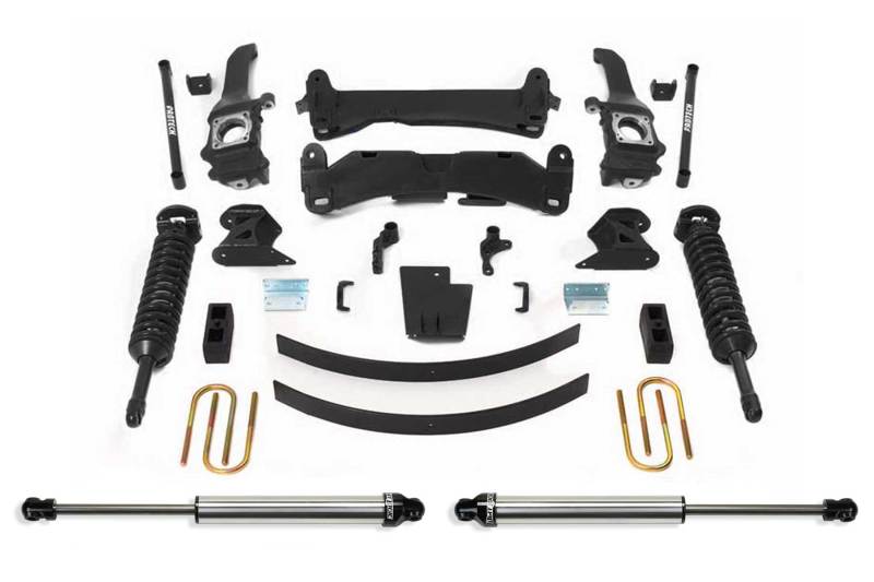 Fabtech 05-14 Toyota Tacoma 4WD/2WD 6 Lug Models 6in Perf Sys w/Dlss 2.5 C/Os & Rr Dlss - K7020DL