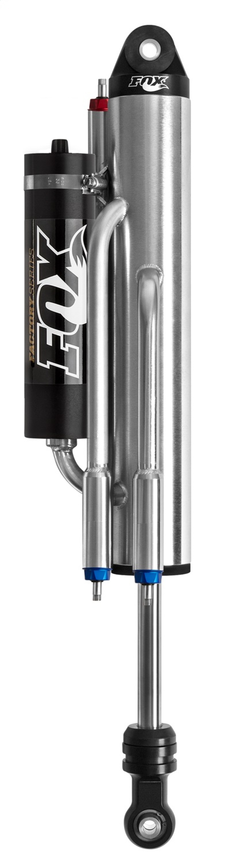 Fox 3.0 Factory Series 14in. Piggyback Res. 4-Tube Bypass Shock 1in. Shaft Short Course - Black/Zinc - 981-02-426