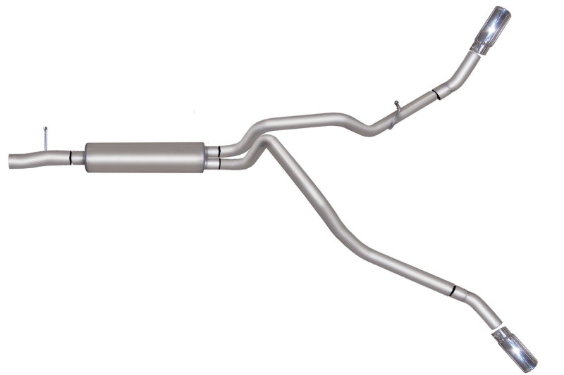 Gibson 11-16 Ford F-250 Super Duty Lariat 6.2L 2.5in Cat-Back Dual Extreme Exhaust - Stainless - 69125