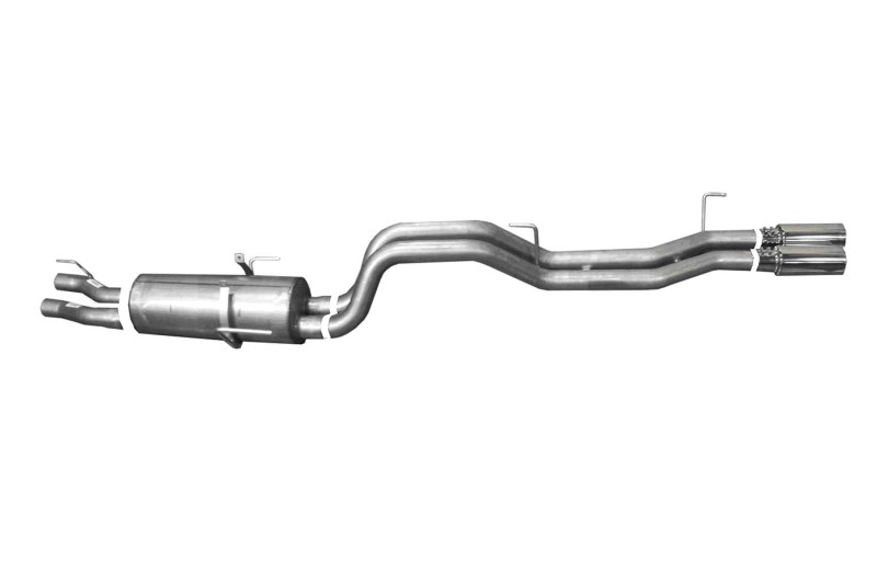 Gibson 05-06 Dodge Ram 1500 SRT-10 8.3L 2.5in Cat-Back Dual Sport Exhaust - Stainless - 66604