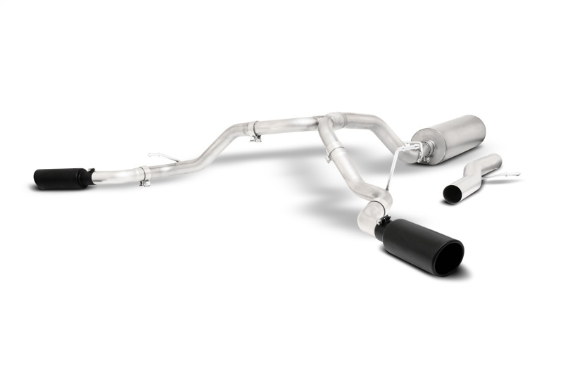 Gibson 21-22 GMC Yukon/Chevy Tahoe 5.3L 2/4WD Cat-Back Dual Extreme Exhaust System - Stainless - 65683B