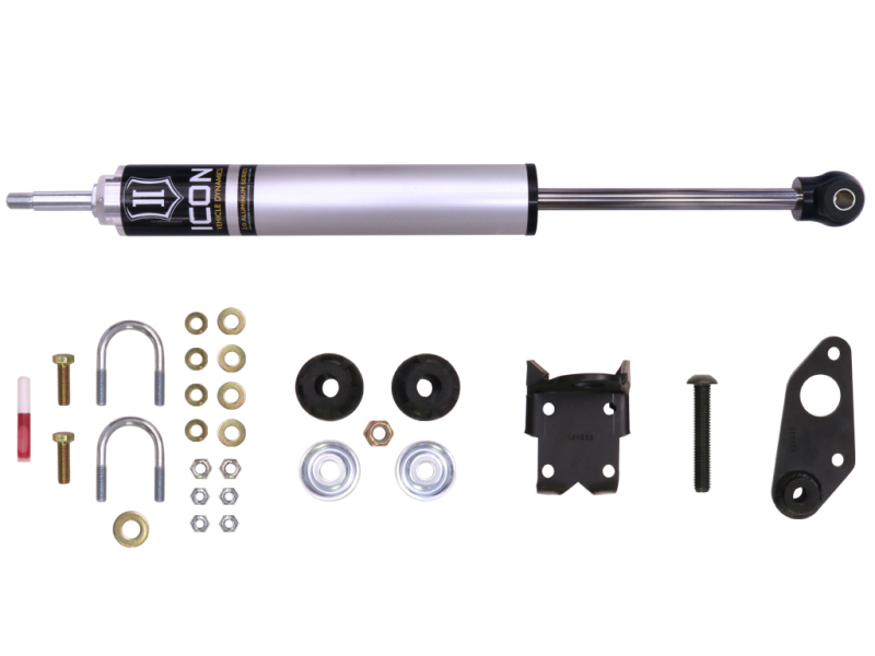 ICON 07-18 Jeep Wrangler JK High-Clearance Steering Stabilizer Kit - 22018