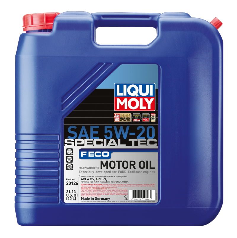 LIQUI MOLY 20L Special Tec F ECO Motor Oil SAE 5W20 - 20126