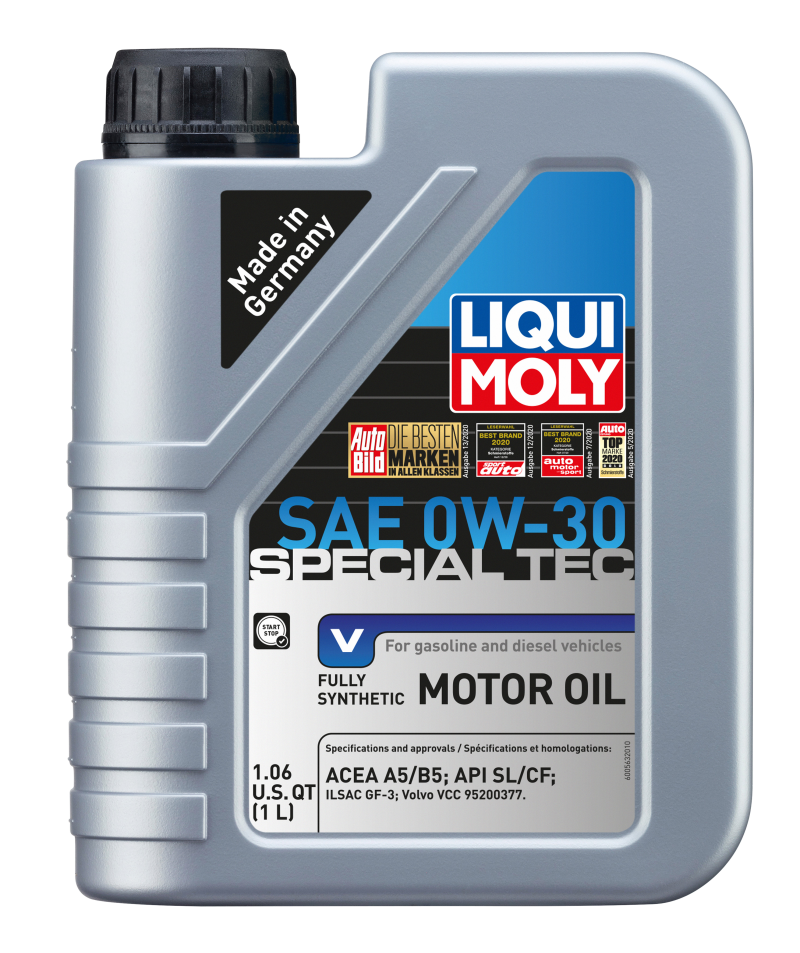 LIQUI MOLY 1L Special Tec V Motor Oil SAE 0W30 - 20202