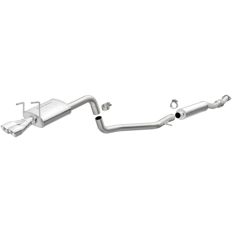 MagnaFlow 12 Fiat 500 L4 1.4L Single Straight D/S Rear Exit SS Catback Perf Exhaust - 15088