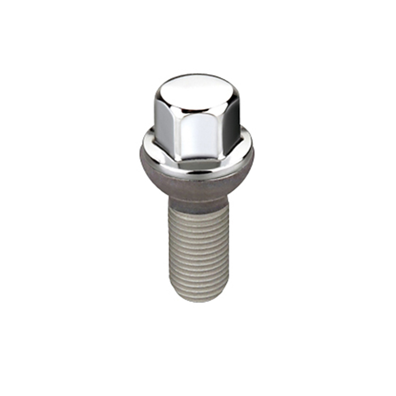 McGard Hex Lug Bolt (Radius Seat) M14X1.5 / 17mm Hex / 26.3mm Shank Length (Box of 50) - Chrome - 69818