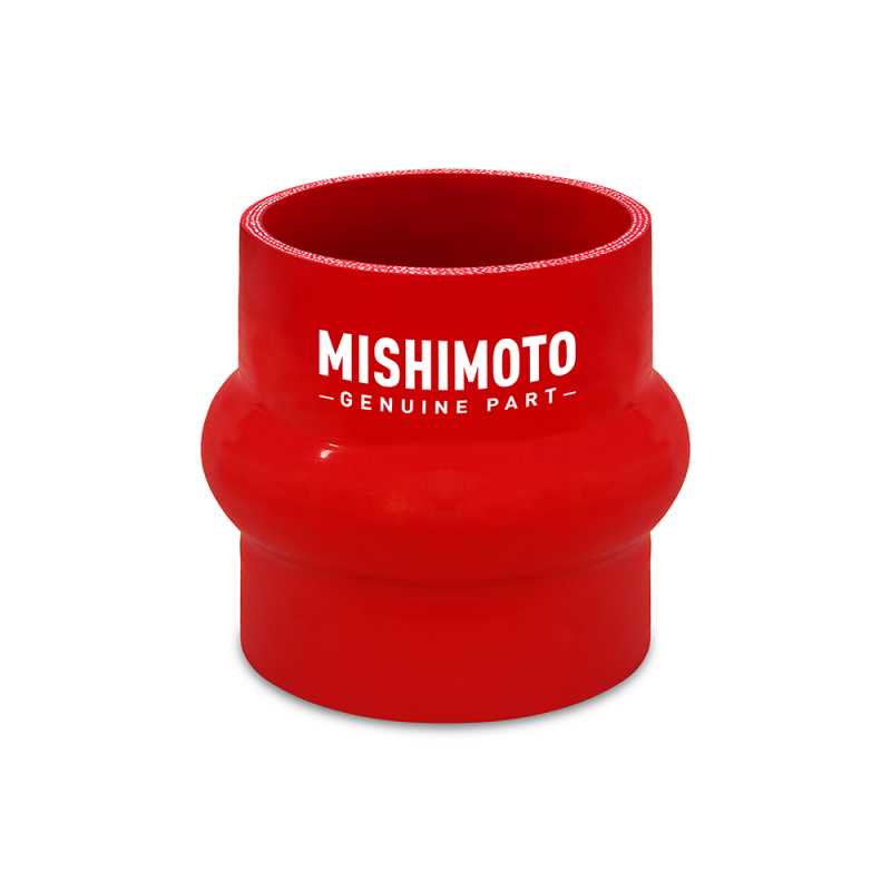 Mishimoto 3in. Hump Hose Silicone Coupler - Red - MMCP-3HPRD