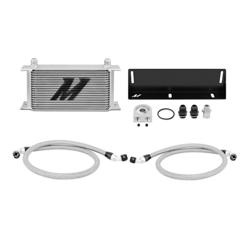 Mishimoto 79-93 Ford Mustang 5.0L Oil Cooler Kit - Silver - MMOC-MUS-79