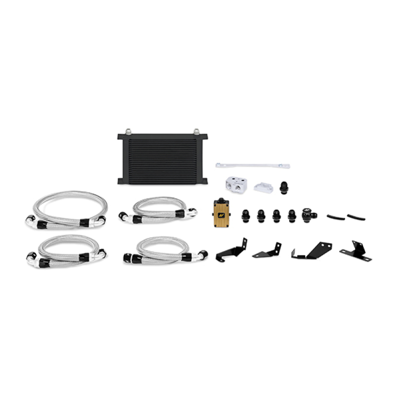 Mishimoto 04-06 Pontiac GTO 5.7L/6.0L Thermostatic Oil Cooler Kit - Black - MMOC-GTO-04TBK